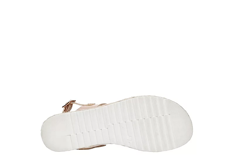 Xappeal Womens Amelia Wedge Sandal - Rose Gold 9 Xappeal Womens Amelia Wedge Sandal - Rose Gold - Image 7
