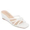 Journee Collection Womens Blayke Wedge Slip On Sandal - White 1 Journee Collection Womens Blayke Wedge Slip On Sandal - White -Shoe Style Sales US 01 203653 00