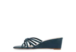 Journee Collection Womens Blayke Wedge Slip On Sandal - Blue 12 Journee Collection Womens Blayke Wedge Slip On Sandal - Blue -Shoe Style Sales US 01 203692 03