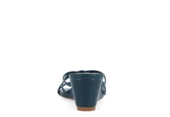 Journee Collection Womens Blayke Wedge Slip On Sandal - Blue 13 Journee Collection Womens Blayke Wedge Slip On Sandal - Blue -Shoe Style Sales US 01 203692 04