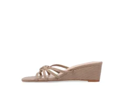 Journee Collection Womens Blayke Wedge Slip On Sandal - Taupe 11 Journee Collection Womens Blayke Wedge Slip On Sandal - Taupe -Shoe Style Sales US 01 203694 03