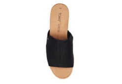 Toms Womens Diana Mule Sandal - Black -Shoe Style Sales US 01 203719 03