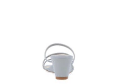 Journee Collection Womens Takarah Wedge Slip On Sandal - Blue -Shoe Style Sales US 01 203886 04