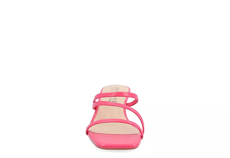 Journee Collection Womens Takarah Wedge Slip On Sandal - Pink 5 Journee Collection Womens Takarah Wedge Slip On Sandal - Pink - Image 3