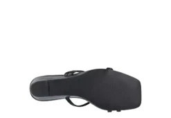 Journee Collection Womens Takarah Wedge Slip On Sandal - Black -Shoe Style Sales US 01 203888 06