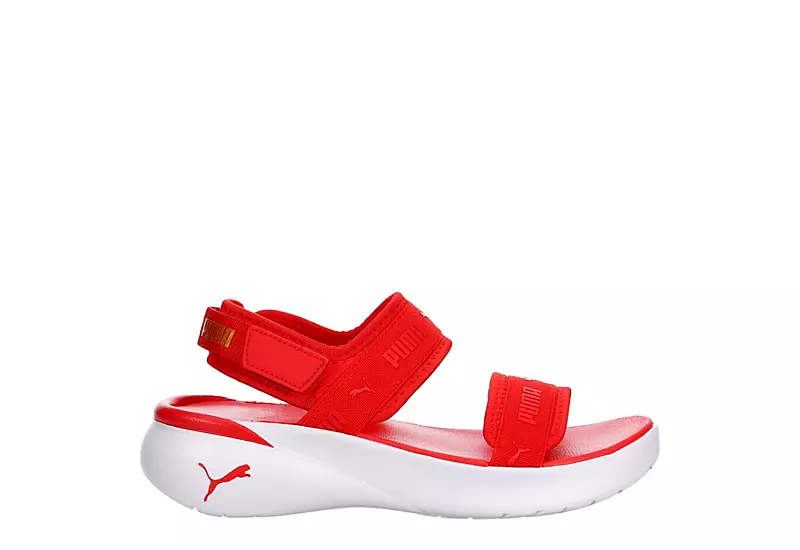 Puma Womens Sportie Sandal - Red 4 Puma Womens Sportie Sandal - Red - Image 2