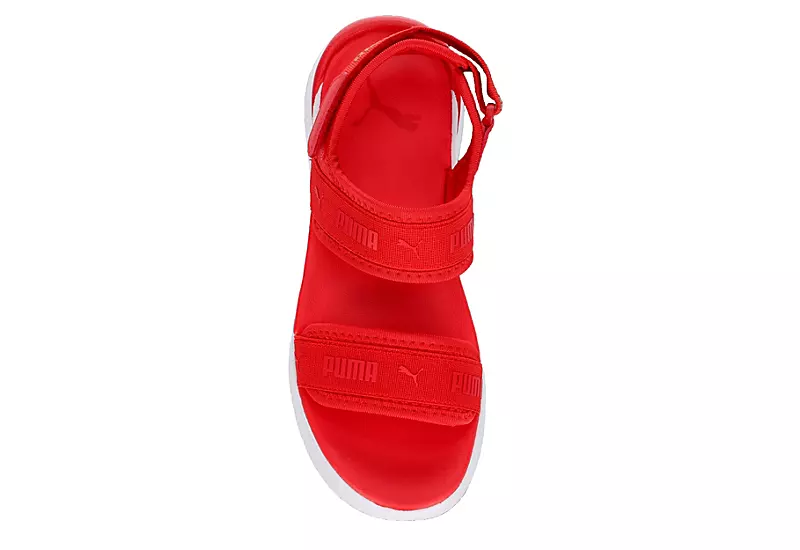 Puma Womens Sportie Sandal - Red 8 Puma Womens Sportie Sandal - Red - Image 6