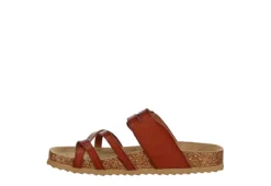 Bjorndal Womens Sami Footbed Sandal - Cognac -Shoe Style Sales US 01 250078 03