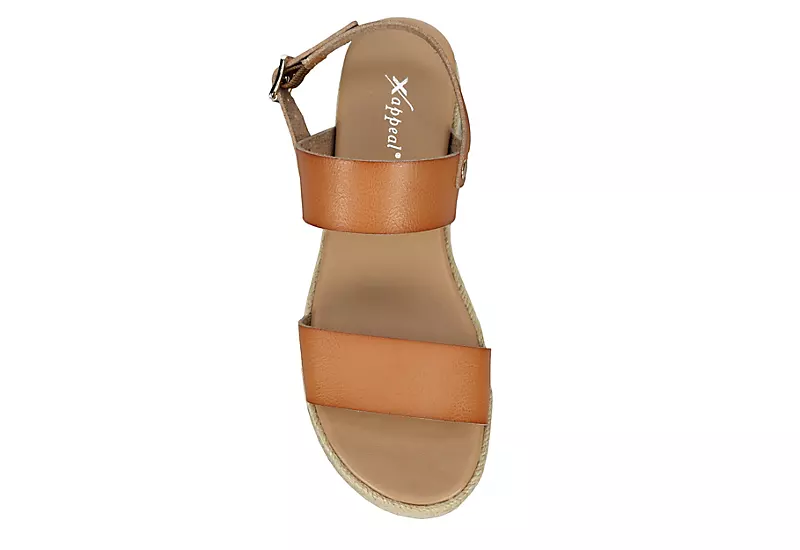 Xappeal Womens Amelia Wedge Sandal - Brown 8 Xappeal Womens Amelia Wedge Sandal - Brown - Image 6