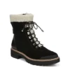 Franco Sarto Womens Rosella Combat Boot - Black -Shoe Style Sales US 01 300159 00