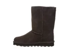 Bearpaw Womens Elle Short Wide Calf Fur Boot - Chocolate -Shoe Style Sales US 01 300300 02