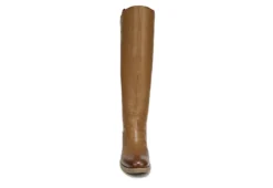 Franco Sarto Womens Meyer Wide Calf Tall Boot - Brown -Shoe Style Sales US 01 300503 02