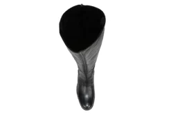 Franco Sarto Womens Meyer Wide Calf Tall Boot - Black -Shoe Style Sales US 01 300504 05