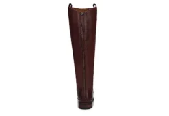 Franco Sarto Womens Meyer Wide Calf Tall Boot - Burgundy -Shoe Style Sales US 01 300505 04