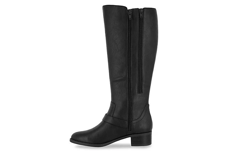 Easy Street Womens Jewel Wide Calf Tall Boot - Black 6 Easy Street Womens Jewel Wide Calf Tall Boot - Black - Image 4