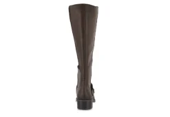 Easy Street Womens Jewel Wide Calf Tall Boot - Brown -Shoe Style Sales US 01 300662 04