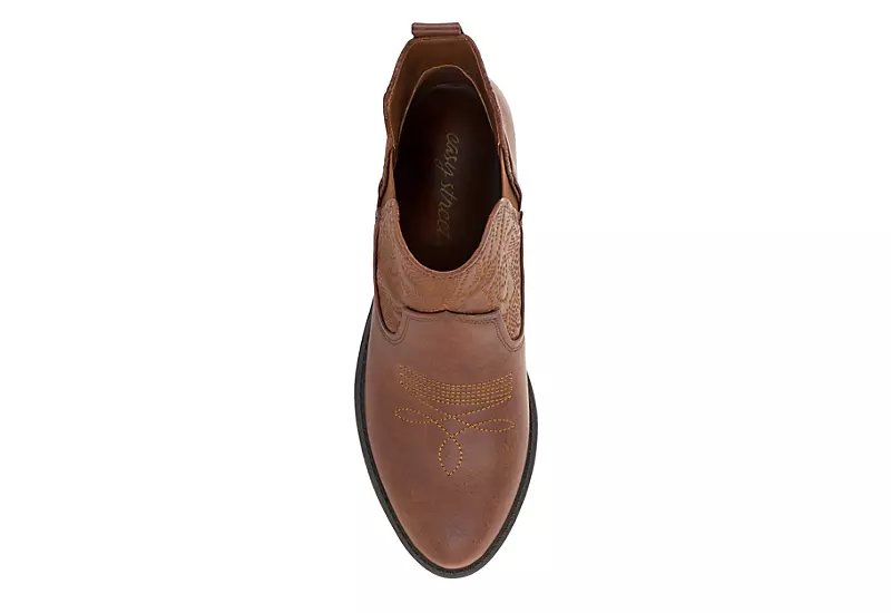 Easy Street Womens Legend Bootie - Tan 8 Easy Street Womens Legend Bootie - Tan - Image 6