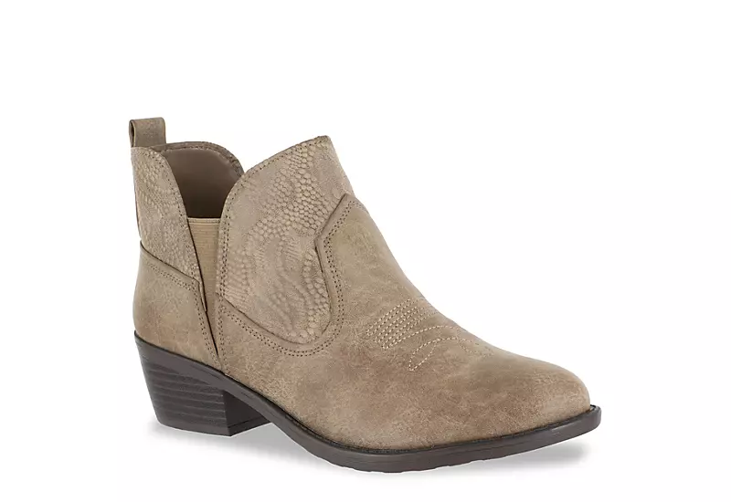 Easy Street Womens Legend Bootie - Taupe 3 Easy Street Womens Legend Bootie - Taupe
