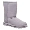 Bearpaw Womens Elle Short Fur Boot - Grey -Shoe Style Sales US 01 300728 00