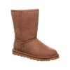 Bearpaw Womens Elle Short Vegan Fur Boot - Tan -Shoe Style Sales US 01 300737 00