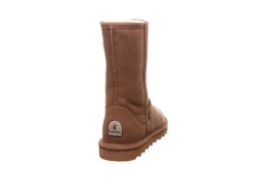 Bearpaw Womens Elle Short Vegan Fur Boot - Tan -Shoe Style Sales US 01 300737 04