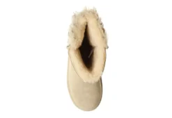 Bearpaw Womens Eloise Fur Boot - Off White -Shoe Style Sales US 01 300745 05