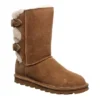 Bearpaw Womens Eloise Wide Calf Fur Boot - Tan -Shoe Style Sales US 01 300747 00