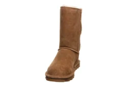 Bearpaw Womens Eloise Wide Calf Fur Boot - Tan -Shoe Style Sales US 01 300747 02