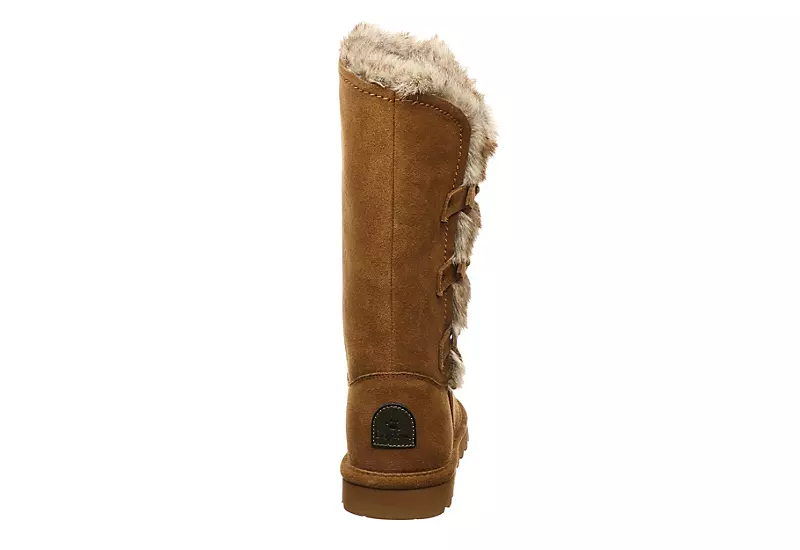 Bearpaw Womens Emery Fur Boot - Tan 7 Bearpaw Womens Emery Fur Boot - Tan - Image 5