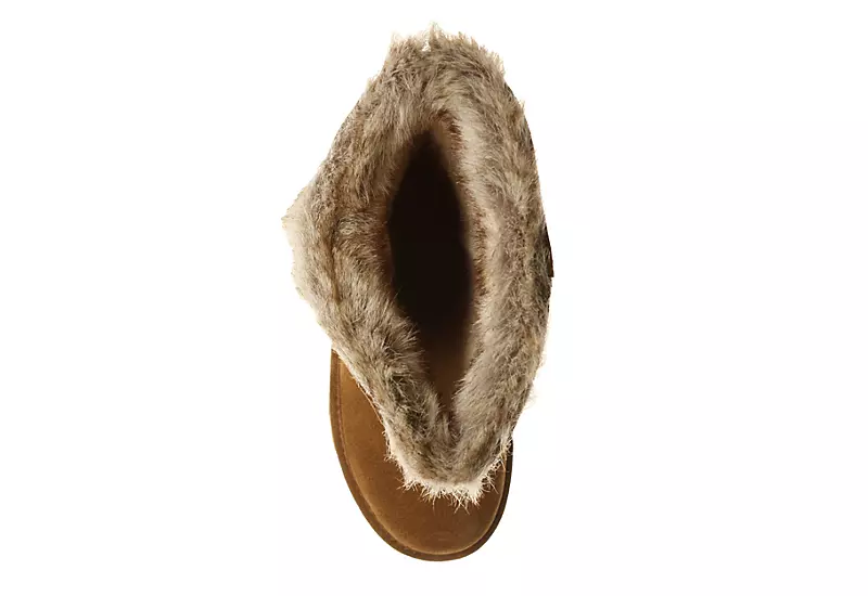Bearpaw Womens Emery Fur Boot - Tan 8 Bearpaw Womens Emery Fur Boot - Tan - Image 6