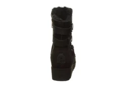 Bearpaw Womens Lucy Fur Wedge Boot - Black 13 Bearpaw Womens Lucy Fur Wedge Boot - Black -Shoe Style Sales US 01 300778 04