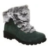 Bearpaw Womens Serenity Lace Up Fur Boot - Dark Green -Shoe Style Sales US 01 300809 00
