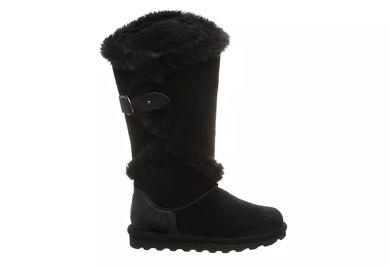 Bearpaw Womens Sheilah Fur Boot - Black 4 Bearpaw Womens Sheilah Fur Boot - Black - Image 2