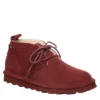 Bearpaw Womens Skye Lace-up Fur Boot - Dark Red -Shoe Style Sales US 01 300814 00