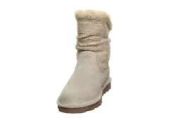 Bearpaw Womens Virginia Fur Boot - White -Shoe Style Sales US 01 300825 02