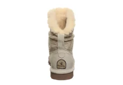 Bearpaw Womens Virginia Fur Boot - White -Shoe Style Sales US 01 300825 04