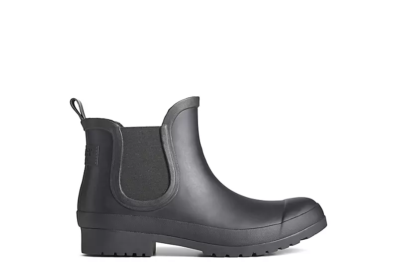 Sperry Womens Walker Chelsea Rain Boot - Black 4 Sperry Womens Walker Chelsea Rain Boot - Black - Image 2
