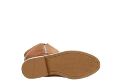 Eva & Zoe Womens Bria Wide Calf Tall Boot - Cognac -Shoe Style Sales US 01 301948 06