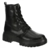 Limelight Womens Rudy Combat Boot - Black -Shoe Style Sales US 01 302010 00