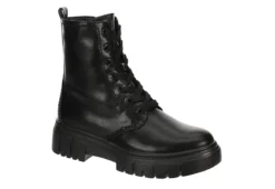 Limelight Womens Rudy Combat Boot - Black