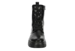 Limelight Womens Rudy Combat Boot - Black -Shoe Style Sales US 01 302010 02