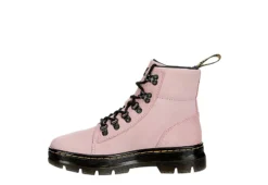 Dr. Martens Dr.martens Womens Combs Suede Combat Boot - Pale Pink -Shoe Style Sales US 01 302023 03