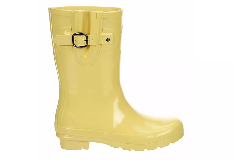 London Fog Womens Piccadilly Rain Boot - Yellow 4 London Fog Womens Piccadilly Rain Boot - Yellow - Image 2