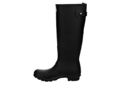 Hunter Boots Llc Womens Original Back Adj Gloss Rain Boot - Black -Shoe Style Sales US 01 302431 03