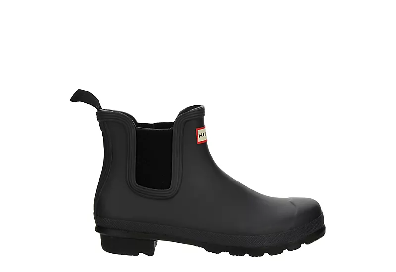 Hunter Boots Llc Womens Original Chelsea Rain Boot - Black 4 Hunter Boots Llc Womens Original Chelsea Rain Boot - Black - Image 2