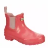 Hunter Boots Llc Womens Original Chelsea Gloss Rain Boot - Pink -Shoe Style Sales US 01 302441 00