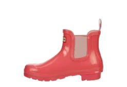 Hunter Boots Llc Womens Original Chelsea Gloss Rain Boot - Pink 12 Hunter Boots Llc Womens Original Chelsea Gloss Rain Boot - Pink -Shoe Style Sales US 01 302441 03