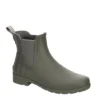 Hunter Boots Llc Womens Original Refined Chelsea Rain Boot - Grey -Shoe Style Sales US 01 302443 00