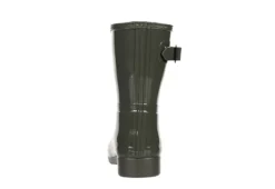 Hunter Boots Llc Womens Original Refined Short Gloss Rain Boot - Grey -Shoe Style Sales US 01 302445 04