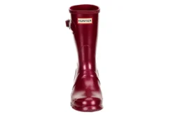 Hunter Boots Llc Womens Original Short Nebula Rain Boot - Burgundy -Shoe Style Sales US 01 302449 02
